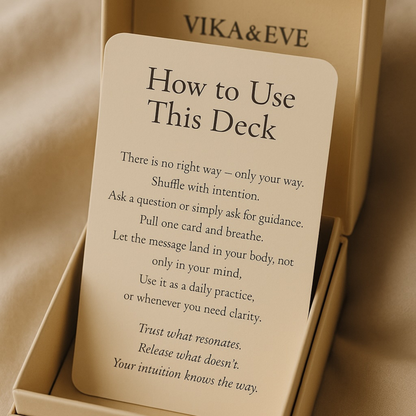 VIKA&EVE – Daily Guidance Card Deck